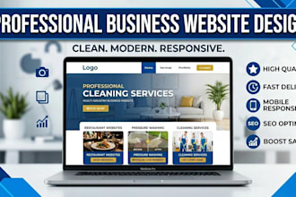 design a cleaning, restaurant, or pressure washing website
