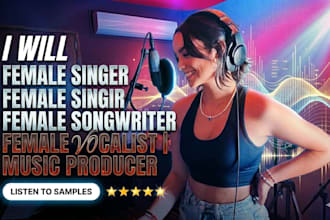 female singer pop singer female songwriter, female vocalist, music producer