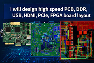 design high speed pcb ddr usb hdmi pcle fpga board layout