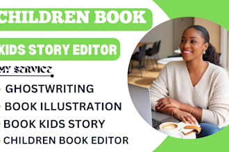 children book editor story book kids story ghostwriting  book illustration
