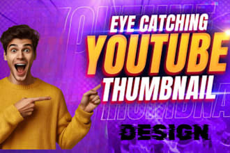 design viral anime youtube video podcast thumbnail for ai content creators