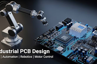design industrial pcb, plc, automation, motor control and robotics