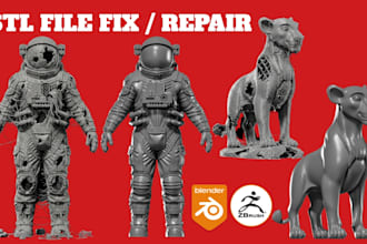 edit 3d file fix mesh error cleanup stl obj 3mf model for 3d printing painting