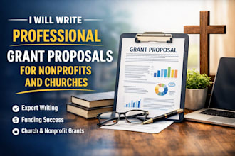 write professional grant proposals for nonprofits and churches