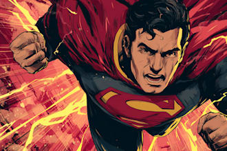 do a superhero comic