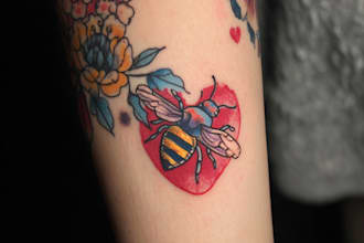 design your tattoo design with a real tattoo artist