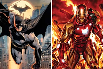 draw super hero comic, super hero comic animation, super hero comic book