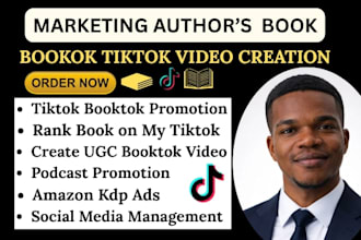 create ranking viral booktok content video promotion trending on tiktok booktok