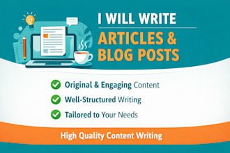 write simple and clear english articles for you
