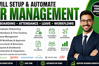 setup HR management software for onboarding attendance leave and automation