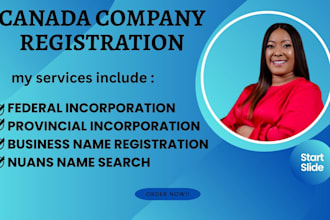 do canada company registration federal or provincial incorporation in 24hrs