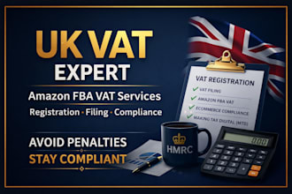 do UK vat registration and filing for amazon fba sellers