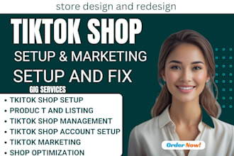 setup tiktok shop tiktok affiliate and shopify dropshippin store