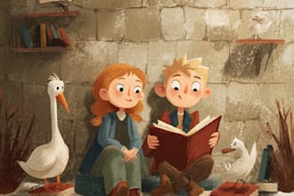 children book illustration and children book illustration