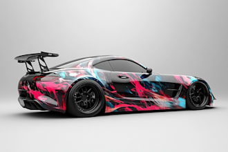 professional van wrap, vehicle wrap, car wrap design