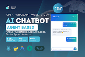 build ai chatbot, n8n ai agent automation for website whatsapp lead gen