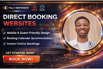 direct booking website, vacation rental, airbnb, short term rental website