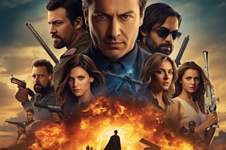 design a movie poster for you