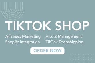 setup titok ads expert, tiktok shop growth manager