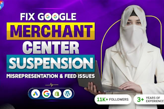 fix google merchant center error and shopping ads setup