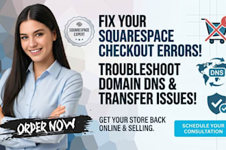 fix your squarespace checkout errors and troubleshoot domain dns transfer issues
