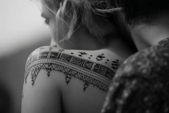 design traditional or modern tribal tattoo art