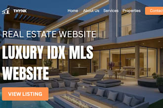 build luxury idx website redesign real estate website design luxury idx website