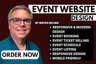 event website event management booking website wix website event planning event
