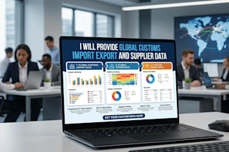 provide global customs import export data and supplier lists