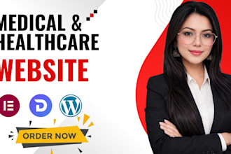 design medical and healthcare website for you