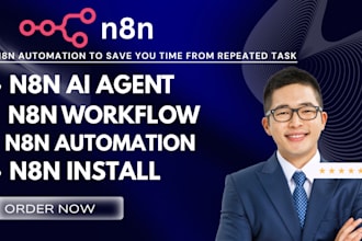 build n8n automation workflows, n8n ai agent, workflow, api integration openclaw