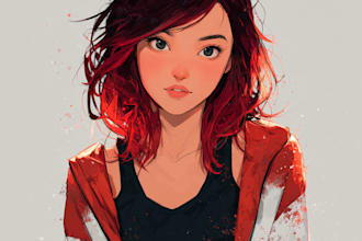 draw commission into anime or manga style art
