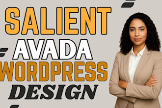 build, redesign fix wordpress website using avada salient wpbakery elementor pro