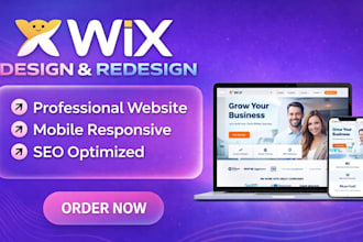 design or redesign german business or blog website with wix