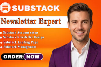 setup substack account, manage substack newsletter, substack subscriber growth