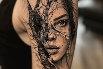 design professional creative tattoo design
