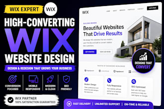 design or redesign wix website for startups and saas