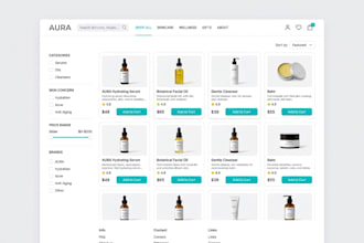 create UI UX for ecommerce stores