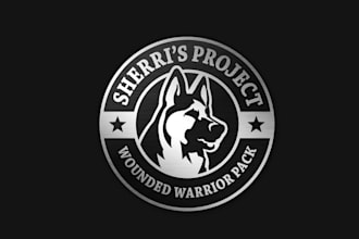 create a bad a badge warrior pack logo for a growing