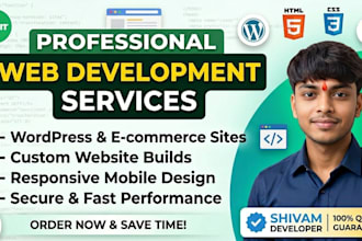 fix HTML, CSS, javascript, and wordpress issues on your website