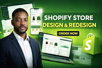 shopify store design,shopify redesign, website design and redesign