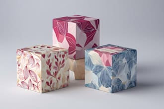 do custom box dieline and box packaging design