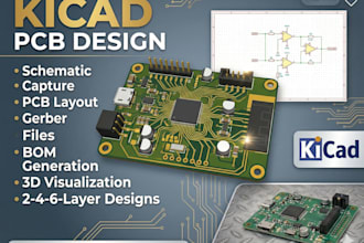 design pcb and schematic using kicad