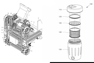 make professional patent drawings and illustrations for uspto and epo filling