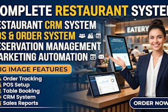 design restaurant CRM with pos reservations and marketing automation