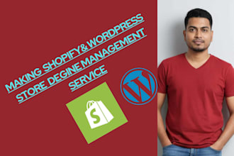 do shopify and wordpress website design and devlopment