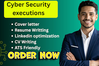 build the ats resume, technical, sales executive,cyber security and tech cv