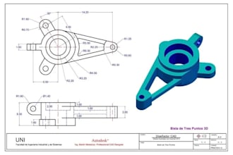 design 2d or 3d autocad models design
