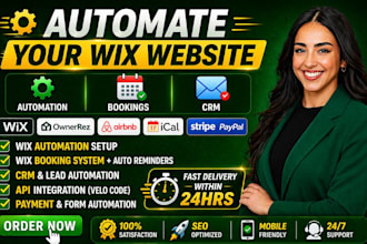 setup wix automation wix crm integration wix booking wix api integration