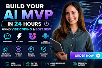 build your ai mvp in 24 hours using vibe coding and bolt new